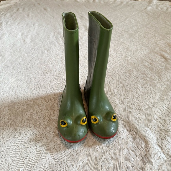  ビブタイツ M グリーン Wellipets | Shoes | Vtg 983 Wellipets Frog Rain Boots | Poshmark
